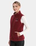 Women's Heated Fleece Vest 7.4V - New Colors