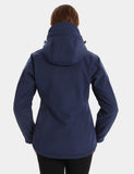Women's Heated Jacket 7.4V - Blue/ Light Grey/ Navy/ Burgundy