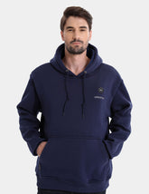 Pullover Heated Hoodie for Unisex with Heating Pockets 7.4V