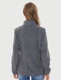 Zipper up Heated Fleece Jacket for Women 7.4V