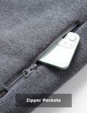 Zipper up Heated Fleece Jacket for Men 7.4V
