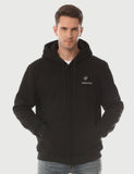 Zipper up Heated Hoodie for Unisex 7.4V