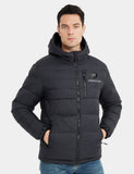 [Final Sale] Men's Heated Down Coat with Heating Pockets, 7.4V [S,M,L,XL,2XL,3XL]