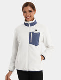 Women's Colorblock Heated Recycled Sherpa Jacket 7.4V