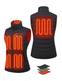 Women's Recycled Heated Lightweight Down Vest 7.4V