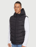 [Final Sale] Men’s Heated Down Vest 7.4V With Detachable Hood [S,M,L,2XL]