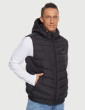 [Final Sale] Men’s Heated Down Vest 7.4V With Detachable Hood [S,M,L,2XL]