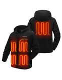 Unisex Dual Control Heated Fleece Hoodie 12V